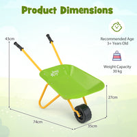 Outdoor Toys Kart w/Steel Tray
