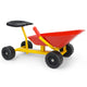 Outdoor Sandbox Toy with Controllable Shovel and 4 Wheels