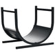 U-Shaped Firewood Rack with Handles for Fireplace Log Storage