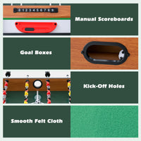 4 in 1 Combo Game Table Set, Foosball Table w/ Billiards