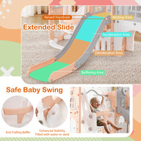 10 in 1 Toddler Swing and Slide Set