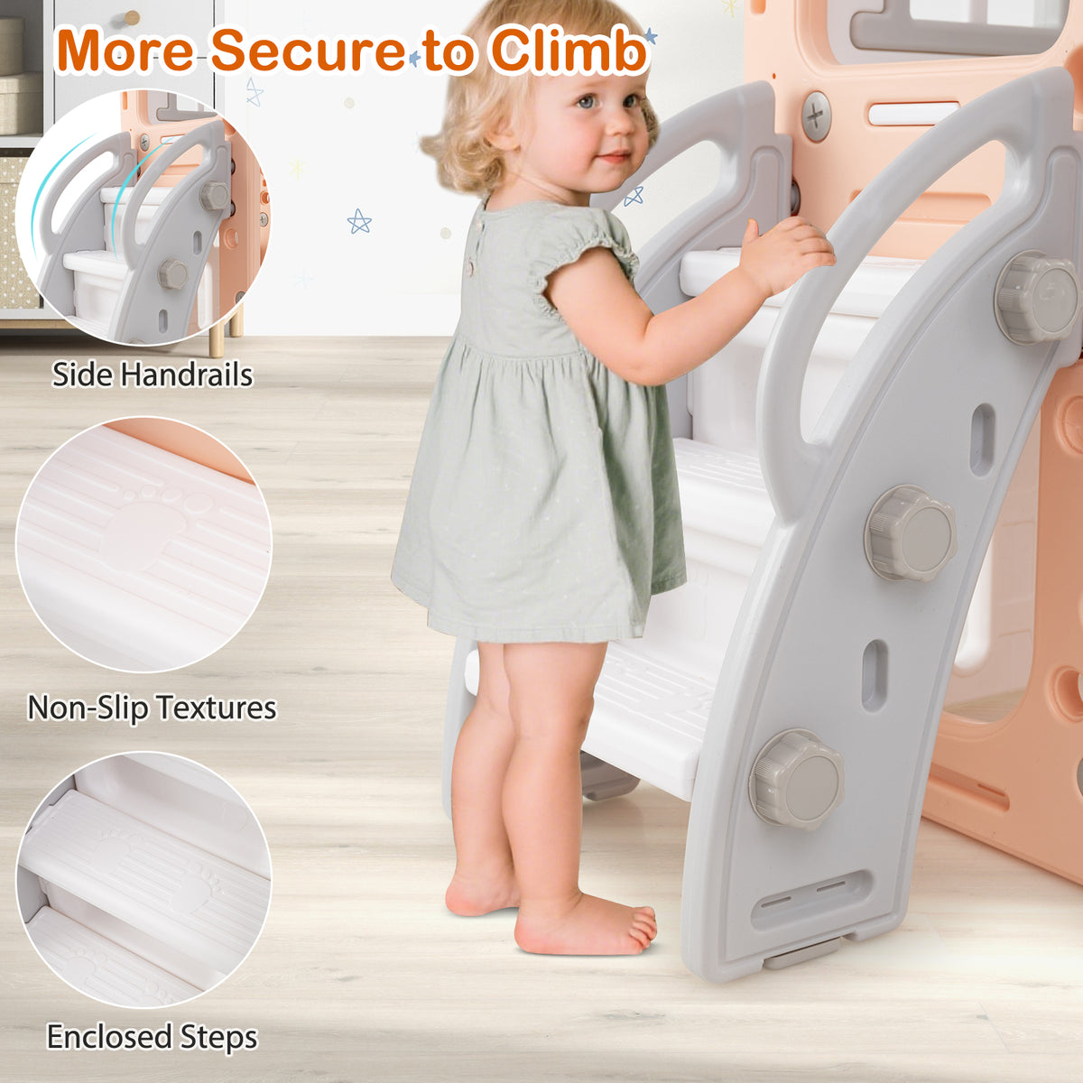 10 in 1 Toddler Swing and Slide Set