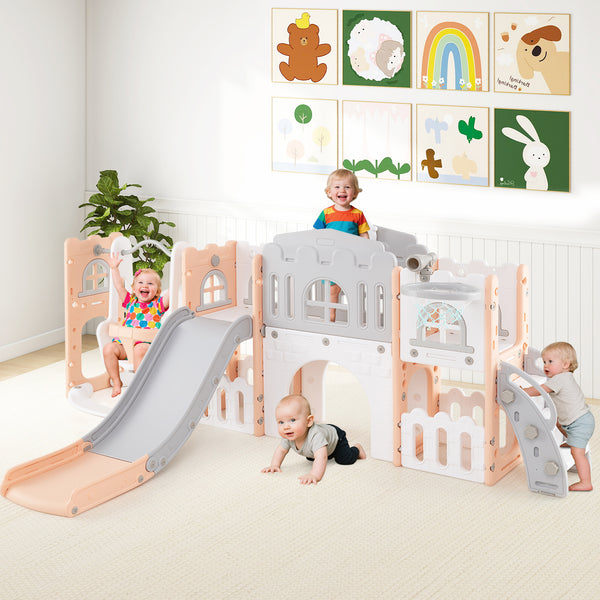 10 in 1 Toddler Swing and Slide Set