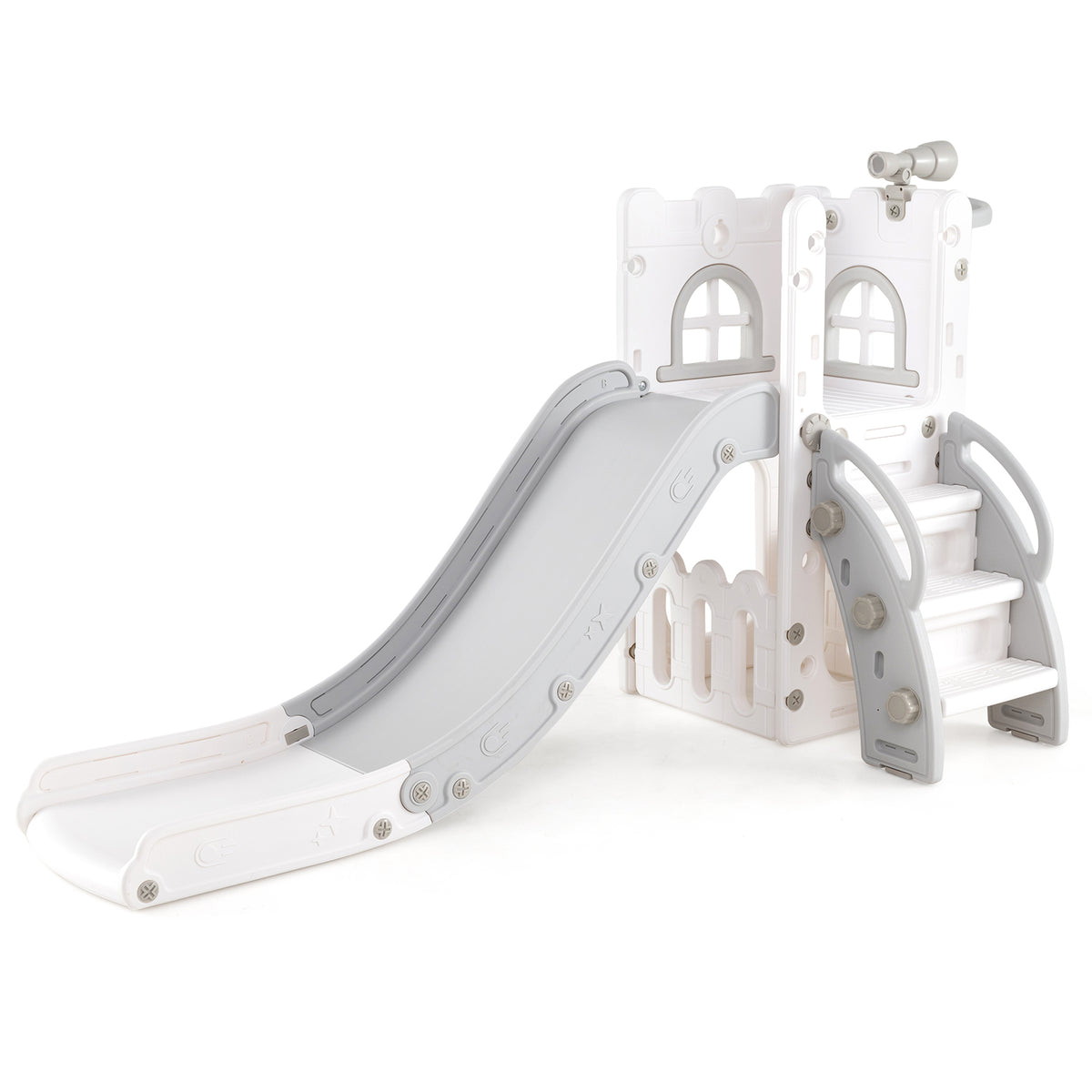 6 in 1 L-shaped Toddle Slide for Toddlers Age 1-3
