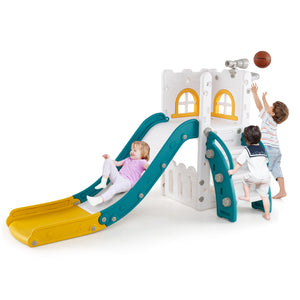 6 in 1 L-shaped Toddle Slide for Toddlers Age 1-3