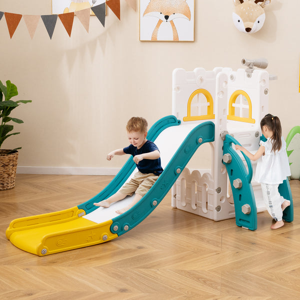 6 in 1 L-shaped Toddle Slide for Toddlers Age 1-3