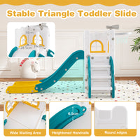 6 in 1 L-shaped Toddle Slide for Toddlers Age 1-3