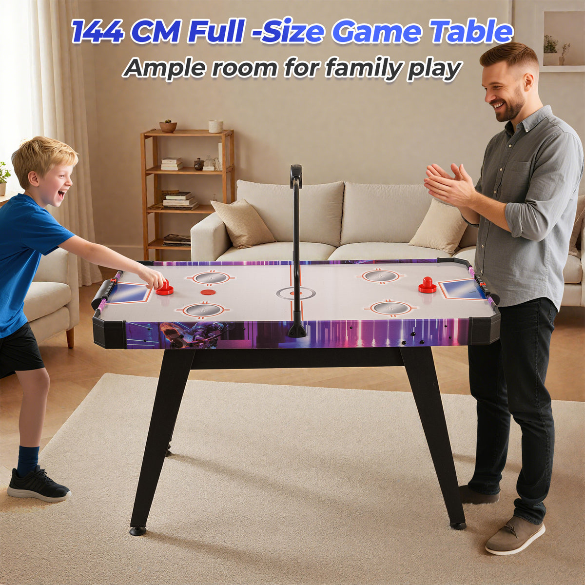 145CM Air Hockey Table, Air Hockey Arcade Game Table
