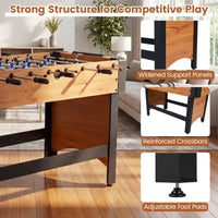 Foosball Table with 22 Players and 2 Balls for Kids and Adults