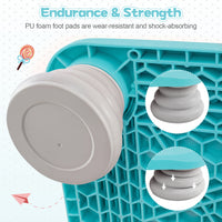 Mini Trampoline for Kids, 65 cm Trampoline Bouncing Board with 4 Removable & Non-Slip Foot Pads
