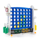 4 in a Row Connect Game w/ Mesh Net, Carrying Bag, Height Adjustable