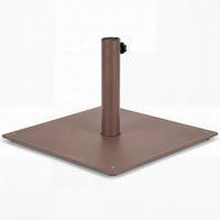 Square Outdoor Market Umbrella Base Stand With 4 Adjustable Footpads