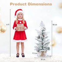 Unlit Holiday Decoration Tree with 25 Cypress Leaves and 7 Natural Pine Cones
