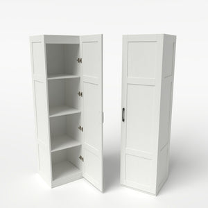 150 cm Tall Storage Cabinet, 4-Tier Freestanding Floor Cabinet