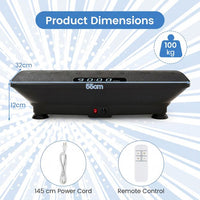 Vibration Plate Exercise Machine with Gravity Sensor and Bluetooth