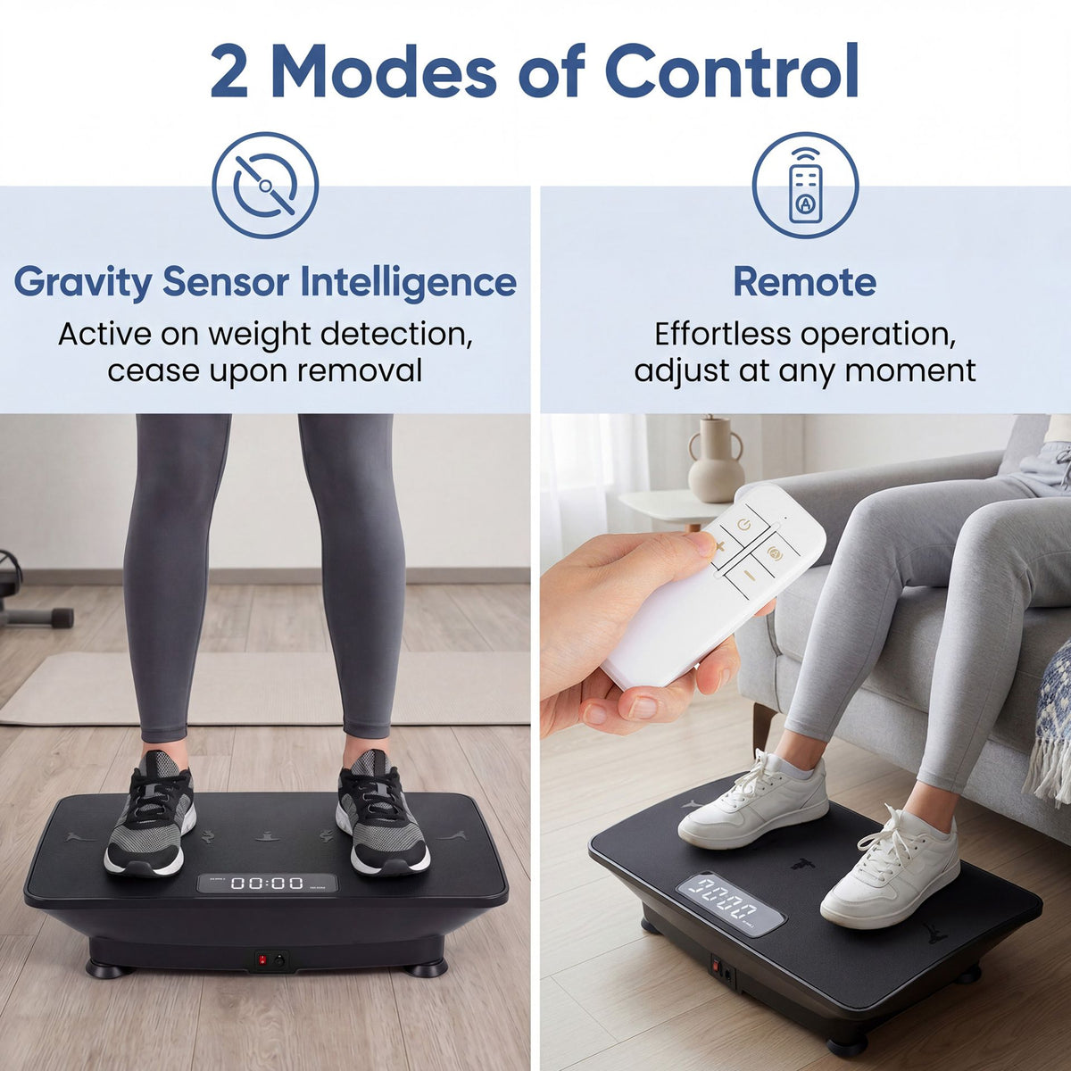 Vibration Plate Exercise Machine with Gravity Sensor and Bluetooth