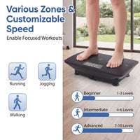 Vibration Plate Exercise Machine with Gravity Sensor and Bluetooth