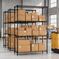 4/5/6-Tier Wire Shelving Unit with 1452/1815/2178 kg Load Capacity