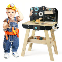 Wooden Construction Tools Workshop with Toy Tools and Accessories