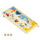 Wooden Pinball Machine with 3 Balls for Kids 6+ and Adults