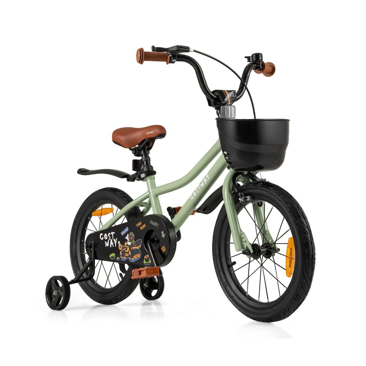 36 cm & 40 cm & 46 cm Kid’s Bike with Training Wheels Adjustable Handlebar & Seat