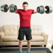 20 kg Adjustable Weight Dumbbell Set with 4 Modes for Home Gym Fitness Exercise