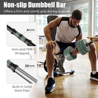 Adjustable Weight Dumbbell Set with Connector