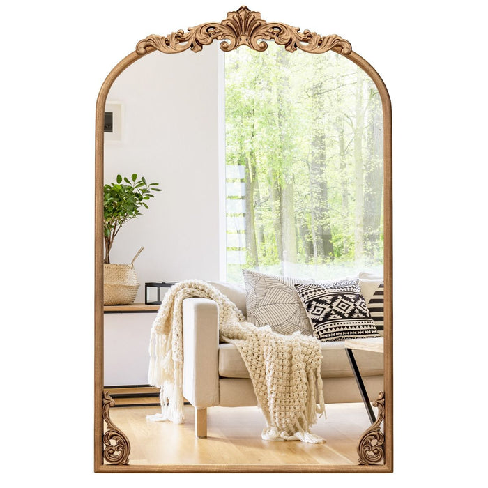 Antique Wall Mounted Mirrors with Metal Frame for Bathroom