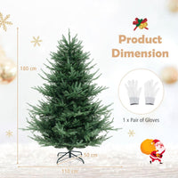 1.8M Pre-lit Artificial Christmas Tree with 778 Branch Tips and 240 Warm White LED Lights