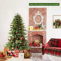 Artificial Christmas Tree with Warm White LED Lights and Branch Tips