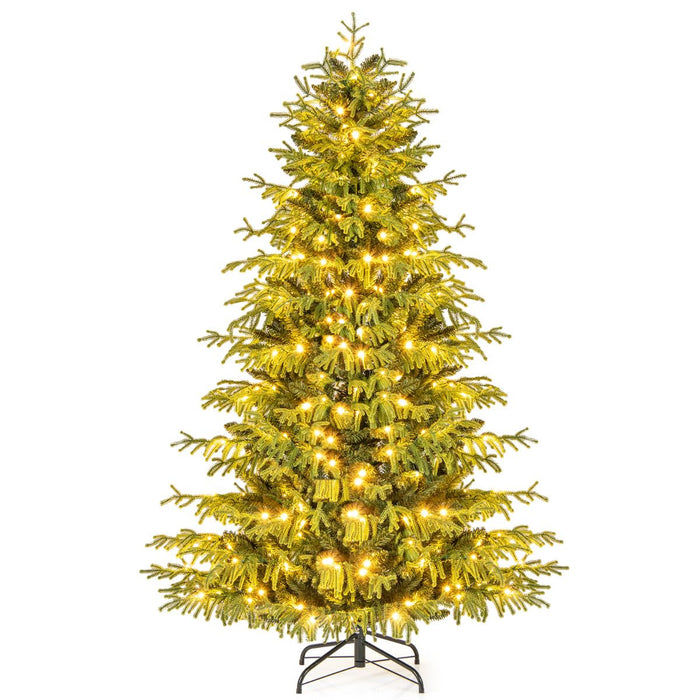 Artificial Christmas Tree with Warm White LED Lights and Branch Tips