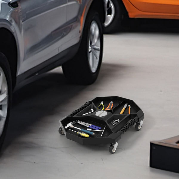 Automotive Rolling Tool Tray Creeper with 4 Swivel Casters