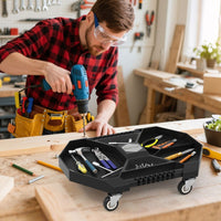 Automotive Rolling Tool Tray Creeper with 4 Swivel Casters