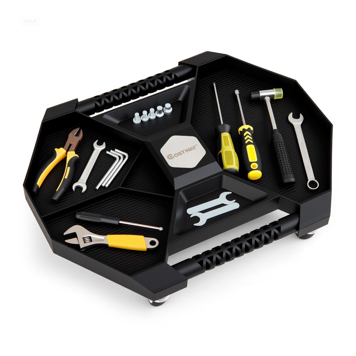 Automotive Rolling Tool Tray Creeper with 4 Swivel Casters