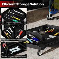 Automotive Rolling Tool Tray Creeper with 4 Swivel Casters