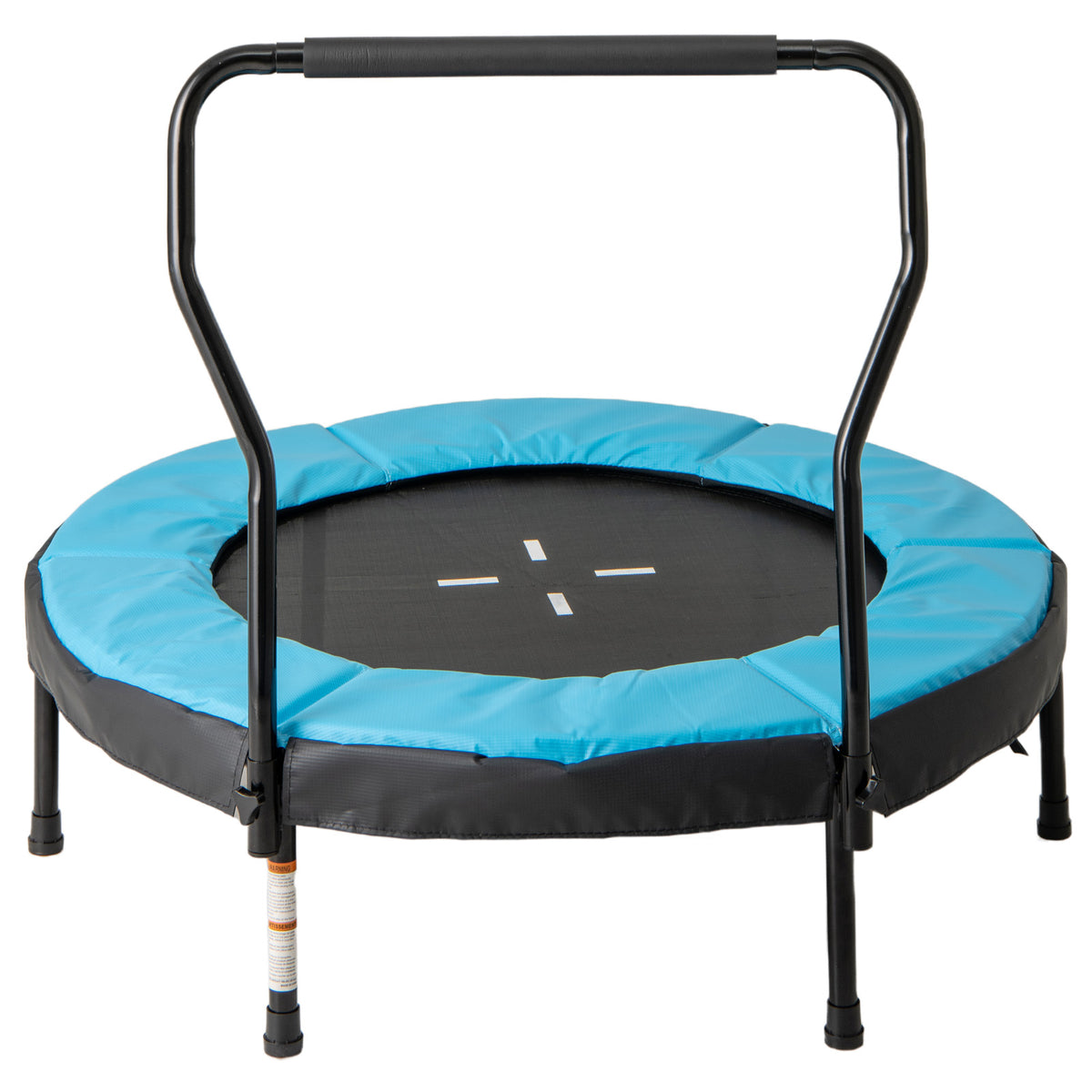 40” Trampoline for Kids, Indoor/Outdoor Fitness Trampoline with Foam Handlebar