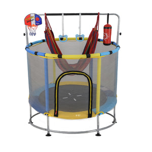 55" Kids Trampoline, Toddler Trampoline with Hammock