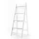 4-Tier Wooden Wall Leaning Ladder Shelf