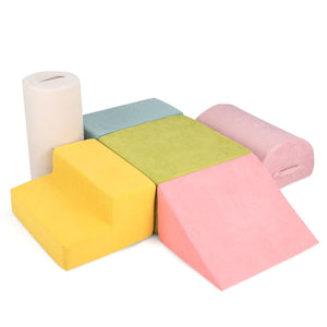 6-Piece Baby Climbing Blocks Kids Indoor Soft Play Structure