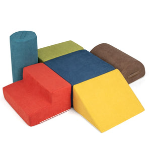 6-Piece Baby Climbing Blocks Kids Indoor Soft Play Structure