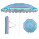 Beach Umbrella with Tilt Sand Anchor UPF 50 and 8 Ribs