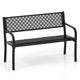 Outdoor Loveseat Chair for Porch, Lawn and Yard, Black/Gray