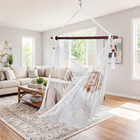 Caribbean Hammock Chair with Metal Spreader Bar