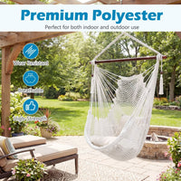 Caribbean Hammock Chair with Metal Spreader Bar