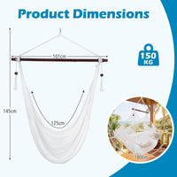 Caribbean Hammock Chair with Metal Spreader Bar