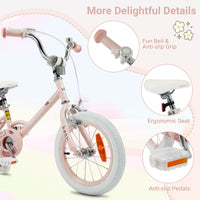 Children Training Bike with Adjustable Handlebar and Seat