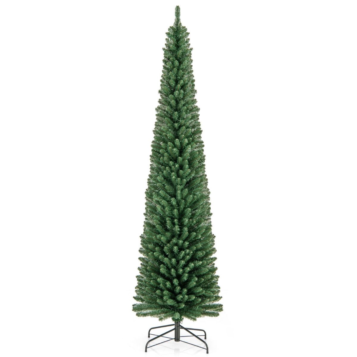 150 cm/180 cm/210 cm/240 cm Pencil Christmas Tree with LED Lights and Memory Branchs