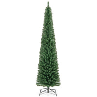 150 cm/180 cm/210 cm/240 cm Pencil Christmas Tree with LED Lights and Memory Branchs