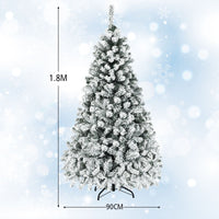1.8/2.25/2.8M Christmas Tree with Branch Tips and LED Lights