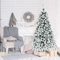 1.8/2.25/2.8M Christmas Tree with Branch Tips and LED Lights